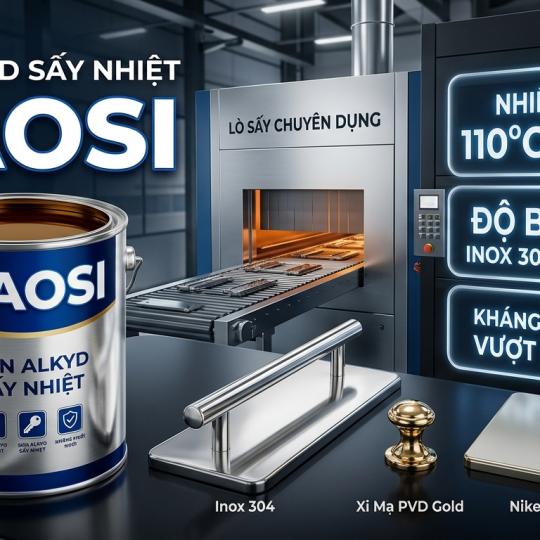 SƠN ALKYD SẤY NHIỆT HAOSI (ALKYD MELAMINE) 